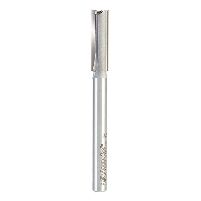 9/32" x 3" High Production Straight Plunge Router Bit, 2-Flute, 1/4" Shank