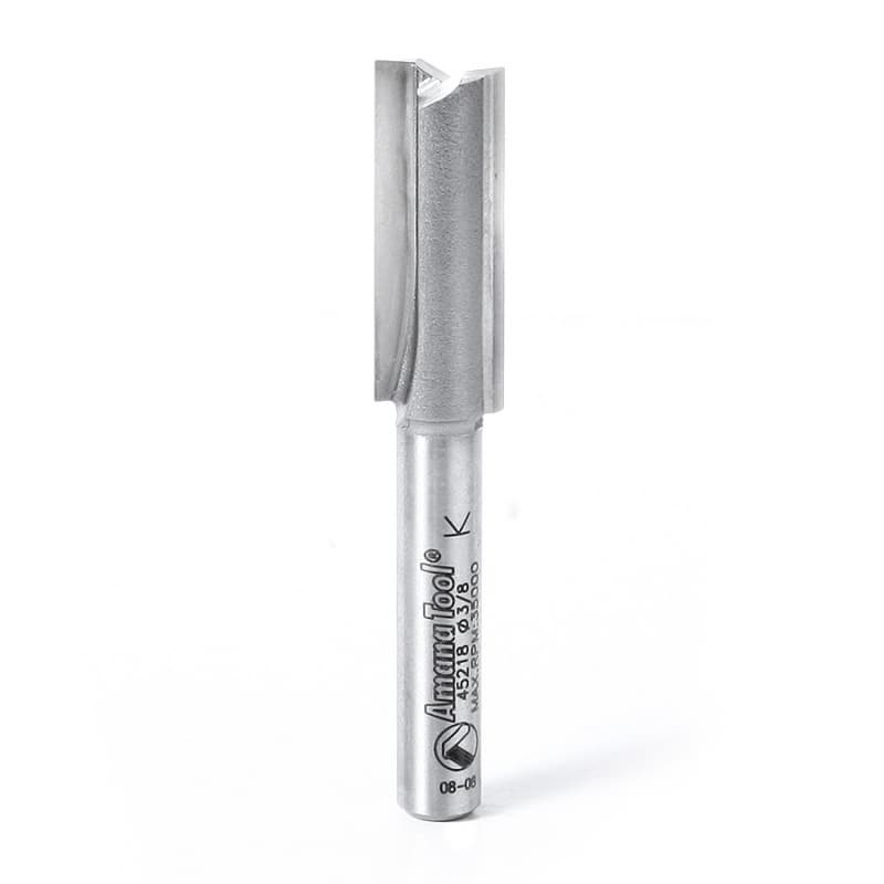 3/8" x 2-1/4" Straight Plunge Bit, 2-Flute, 1/4" Shank