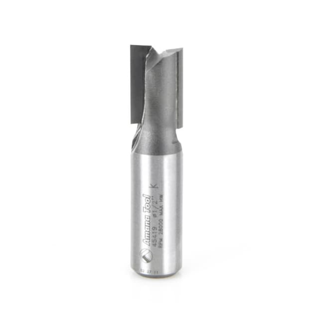 1/2" x 2-1/4" High Production Straight Plunge Router Bit, 2-Flute, 1/2" Shank