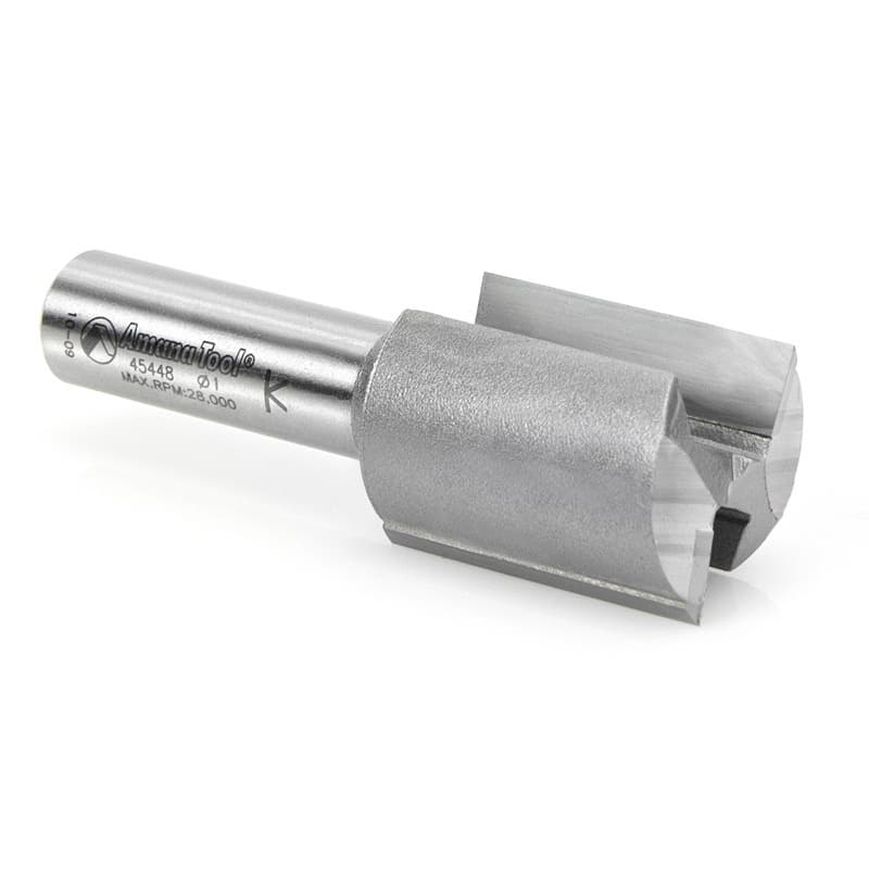 1" x 2-7/8" Straight Plunge Bit, 2-Flute, 1/2" Shank