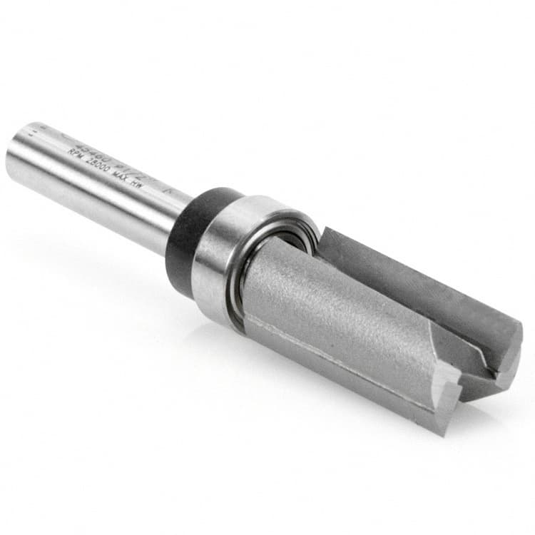 1/2" x 2-1/2" Flush Trim Plunge Template, 2-Flute, 1/4" Shank