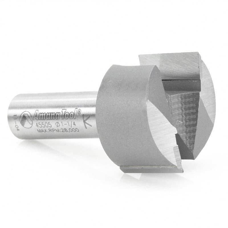 Amana Tool 45505 Carbide Tipped Mortising 1-1/4" Dia x 3/4" x 1/2" Shank