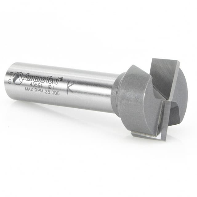 1" x 2-1/2" Bottom Cleaning/Spoilboard Router Bit, 2-Flute, 1/2" Shank