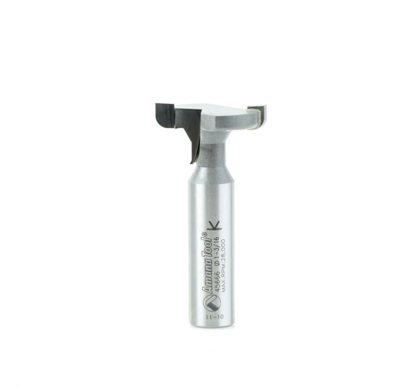 1-3/16" x 2-3/8" T-Slot Rounded Edge Bit, 1/2" Shank