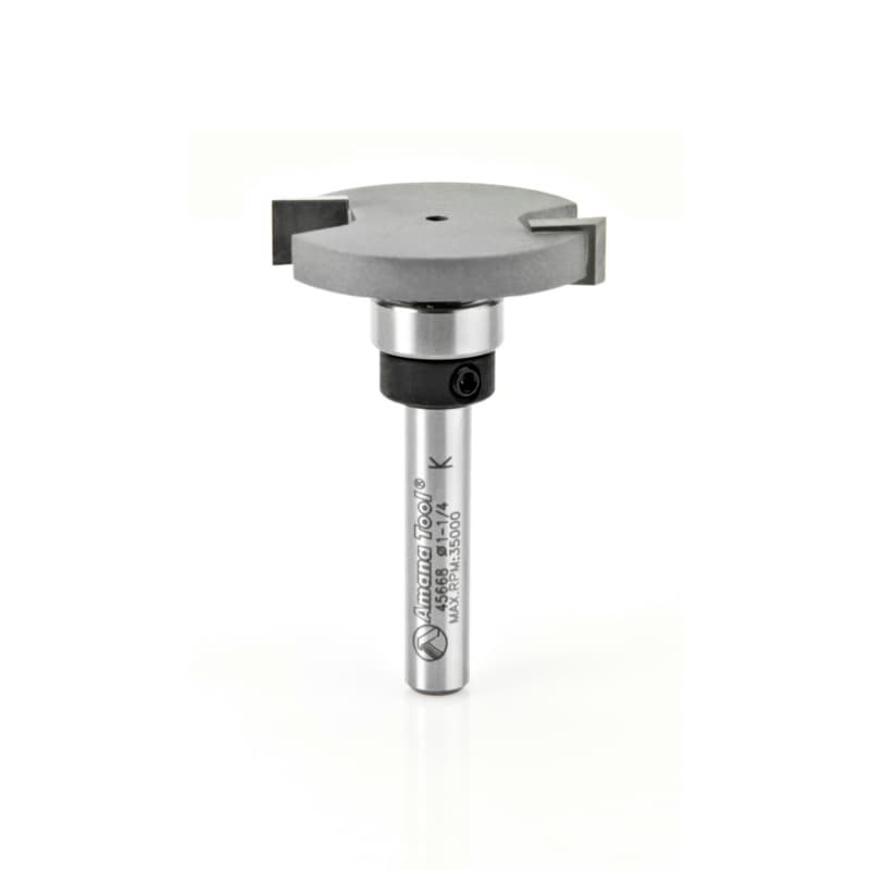 1/4" x 1-7/8" Straight Flooring Bit, 2-Flute, 1/4" Shank