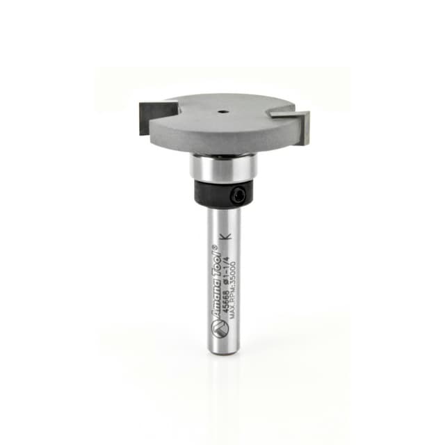 1/4" x 1-7/8" Straight Flooring Bit, 2-Flute, 1/4" Shank
