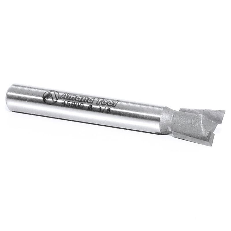 Amana Tool 45800 Carbide Tipped Dovetail 9 Deg x 3/8" Dia x 3/8" x 1/4" Shank