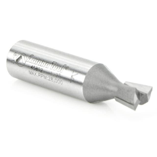 Amana Tool 45802 Carbide Tipped Dovetail 9 Deg x 3/8" Dia x 3/8" x 1/2" Shank
