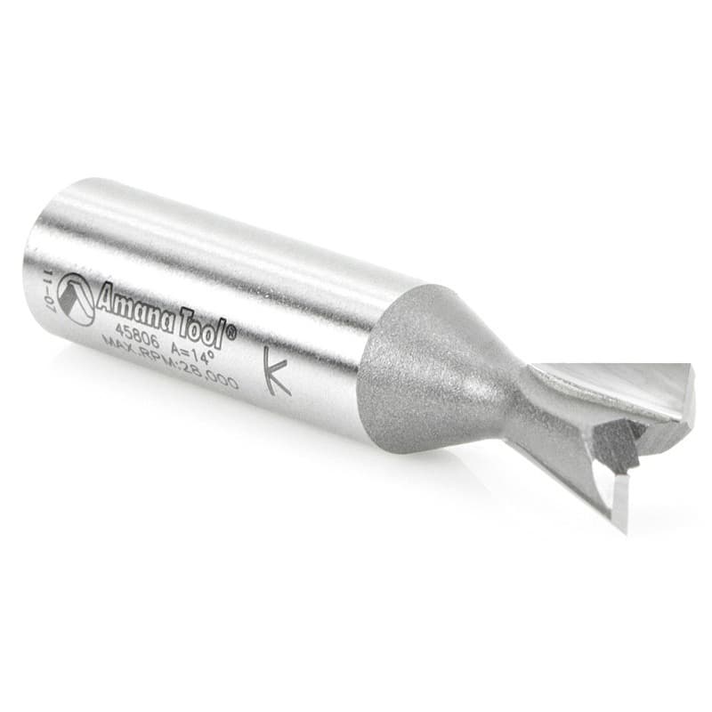 1/2" x 2-1/2" Dovetail Bit, 2-Flute, 1/2" Shank