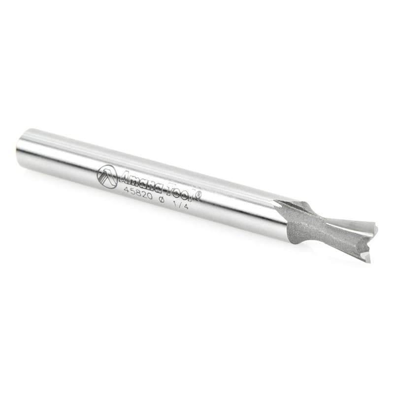 1/4" x 2-1/2" Dovetail Router Bit, 2-Flute, 1/4" Shank