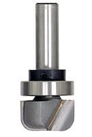 1/2" x 2-1/8" Bowl/Tray Router Bit with Upper Ball Bearing, 2-Flute, 1/4" Shank