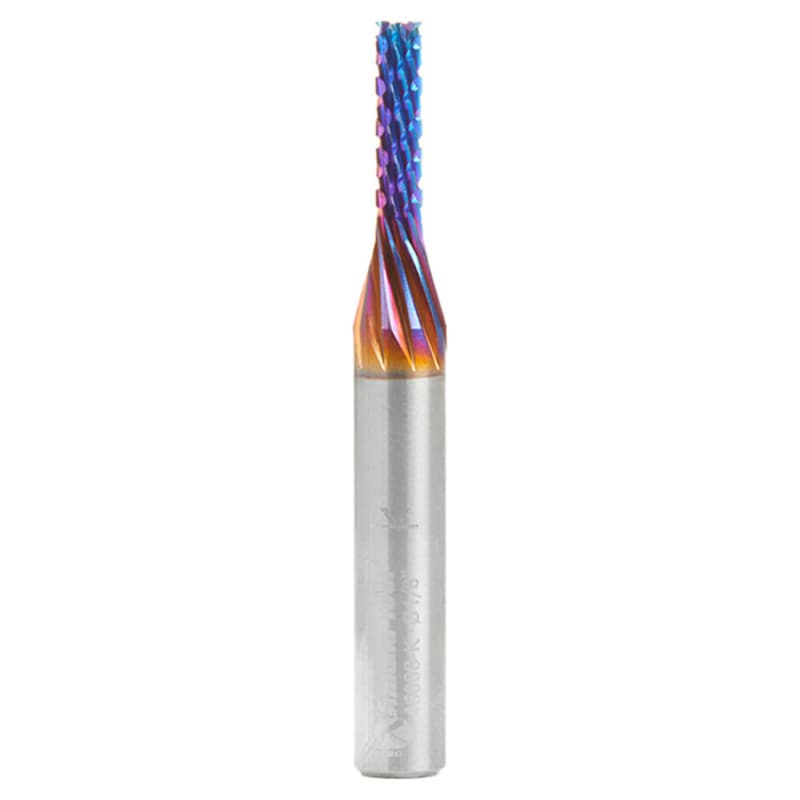 1/8" x 2" Spektra Long Down-Cut Carbon Graphite/Fiber Panel Cutting Spiral Router Bit, 1/4" Shank