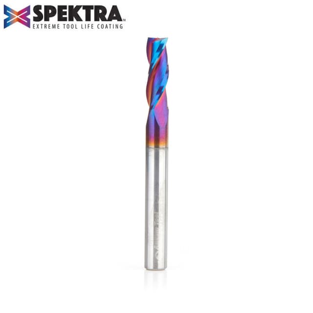 1/4" x 2-1/2" Spektra Up-Cut Long Composite/Fiberglass/Phenolic Spiral Router Bit, 3-Flute, 1/4" Shank