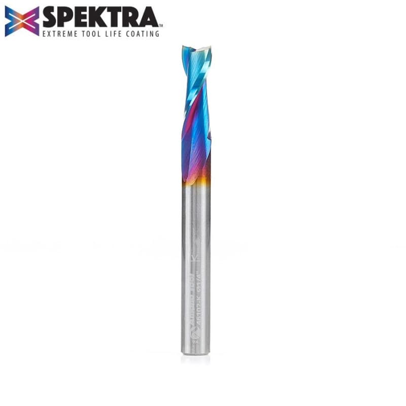 1/4" x 2-1/2" Spektra Up-Cut Spiral Plunge Bit, 2-Flute, 1/4" Shank