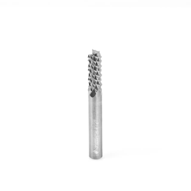 1/4" x 2" Coarse Point Diamond Pattern Composite Cutting End Mill Bit, 1/4" Shank