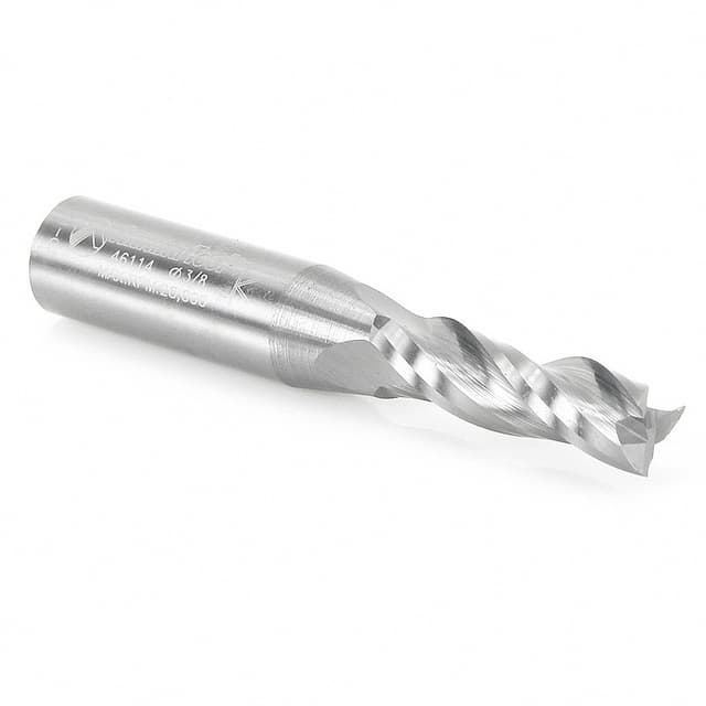 3/8" x 3" Up-Cut Spiral Plunge Bit, 3-Flute, 3/8" Shank