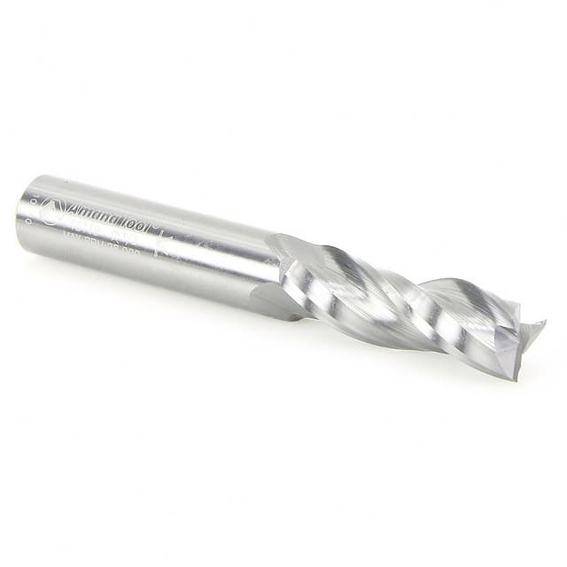 1/2" x 3-1/2" Up-Cut Spiral Plunge Bit, 3-Flute, 1/2" Shank