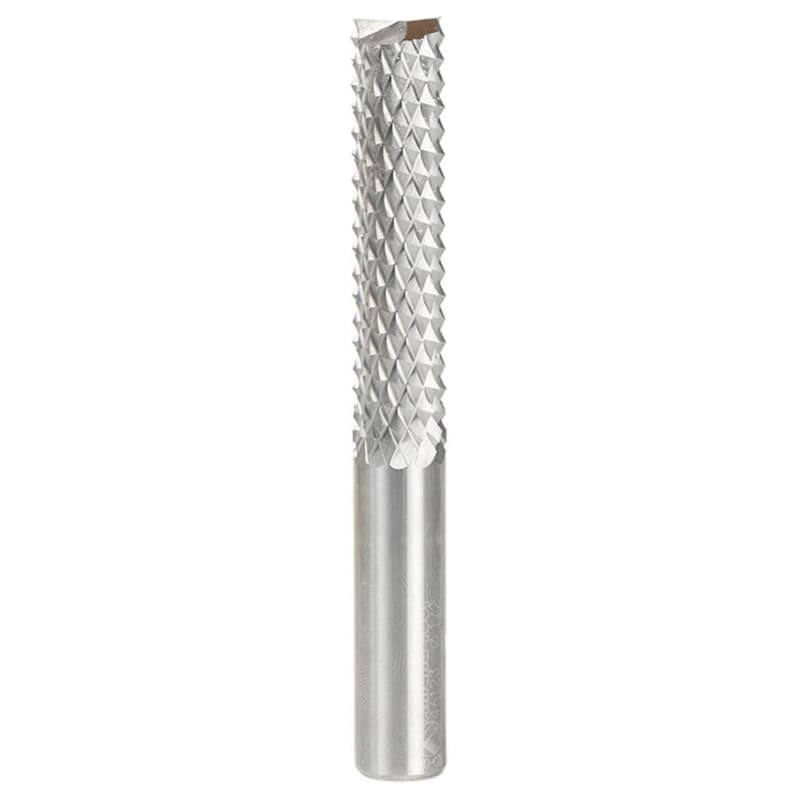 1/2" x 4" Coarse Point Diamond Pattern Composite Cutting End Mill Bit, 1/2" Shank