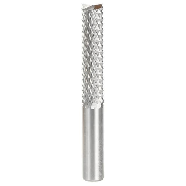 1/2" x 4" Coarse Point Diamond Pattern Composite Cutting End Mill Bit, 1/2" Shank