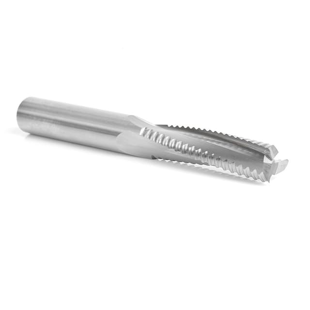 1/2" x 4-1/2" Up-Cut Roughing Spiral Router Bit, 3-Flute, 1/2" Shank