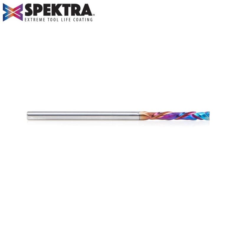 1/8" x 2-1/2" Spektra Extreme Tool Life Coated Compression Spiral Bit, 2-Flute, 1/8" Shank