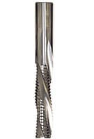 1/2" x 4" Down-Cut Roughing Spiral Chipbreaker Router Bit, 3-Flute, 1/2" Shank