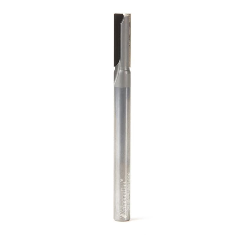 1/4" x 4" CNC Up-Cut Foam Cutting Square End Spiral Router Bit, 2-Flute, 1/4" Shank