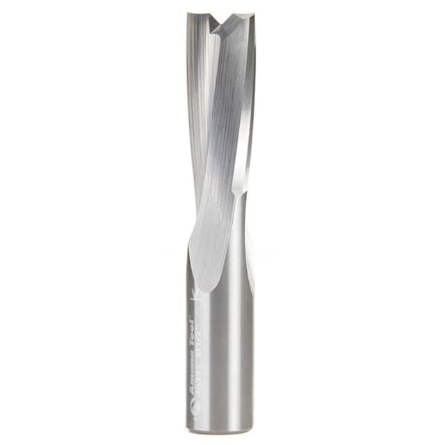 1/2" x 3" Acrylic Cutting 'O' Up-Cut Slow Spiral Router Bit, 2-Flute, 1/2" Shank