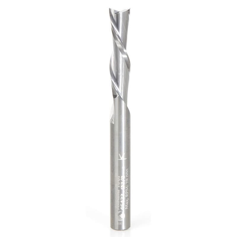 3/8" x 4" Down-Cut Spiral Plunge Bit, 2-Flute, 3/8" Shank