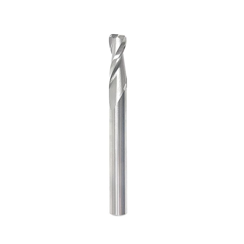 1/4" x 2-1/2" Up-Cut Spiral Plunge Bit with Corner Radius, 2-Flute, 1/4" Shank
