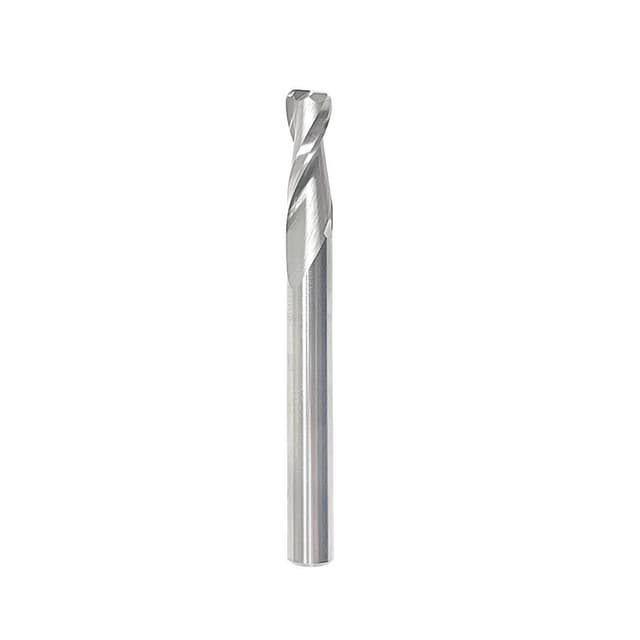 1/4" x 2-1/2" Up-Cut Spiral Plunge Bit with Corner Radius, 2-Flute, 1/4" Shank