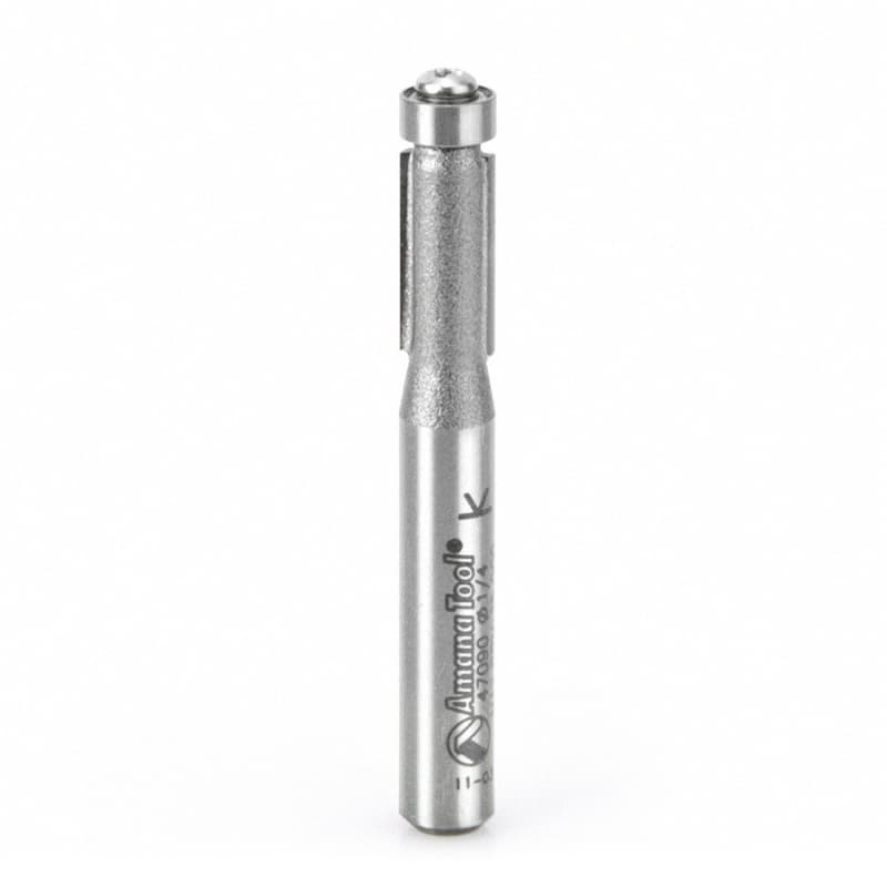 1/4" x 2-1/4" Flush Trim Bit, 2-Flute, 1/4" Shank
