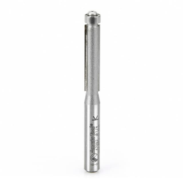 1/4" x 2-1/2" Flush Trim Bit, 2-Flute, 1/4" Shank