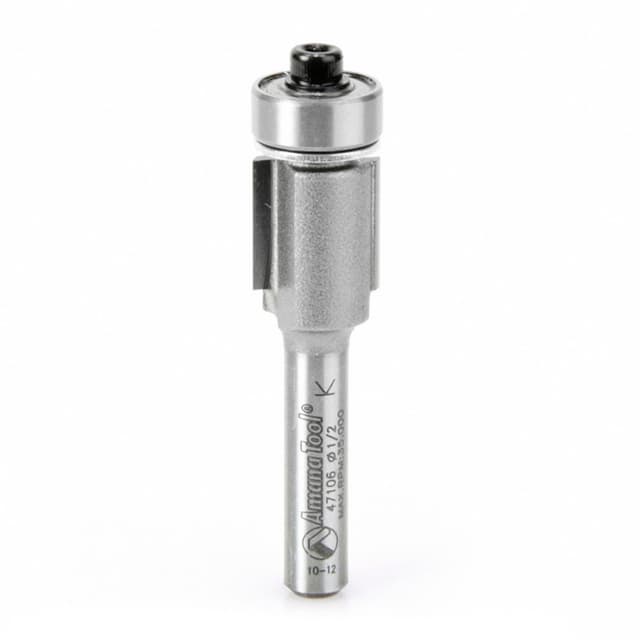 1/2" x 2-1/4" Flush Trim Bit, 2-Flute, 1/4" Shank