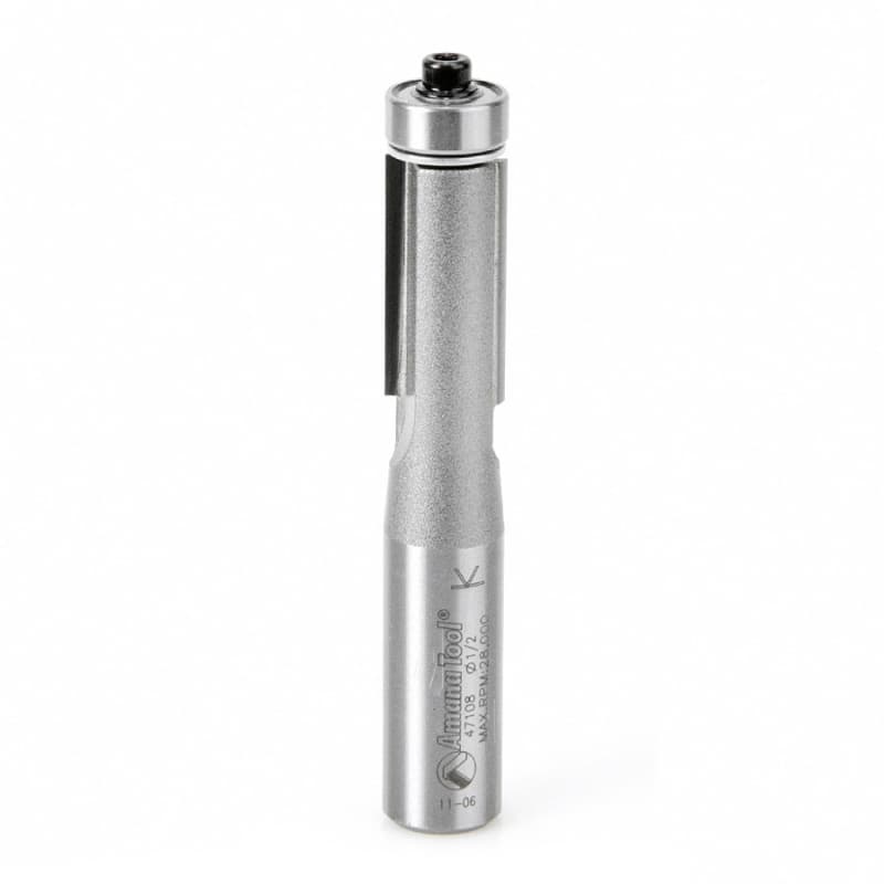 1/2" x 3-1/4" Flush Trim Bit, 2-Flute, 1/2" Shank