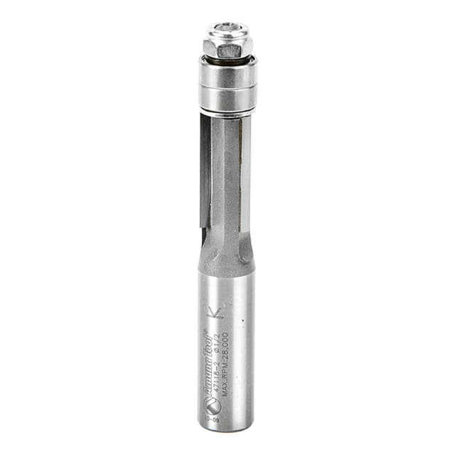 1/2" x 3-5/8" Extra-Long Flush Trim Bit, 3-Flute, 1/2" Shank