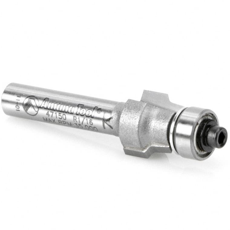 No-File™ 1/2" x 1-7/8" Router Trim Bit, 1/4" Shank