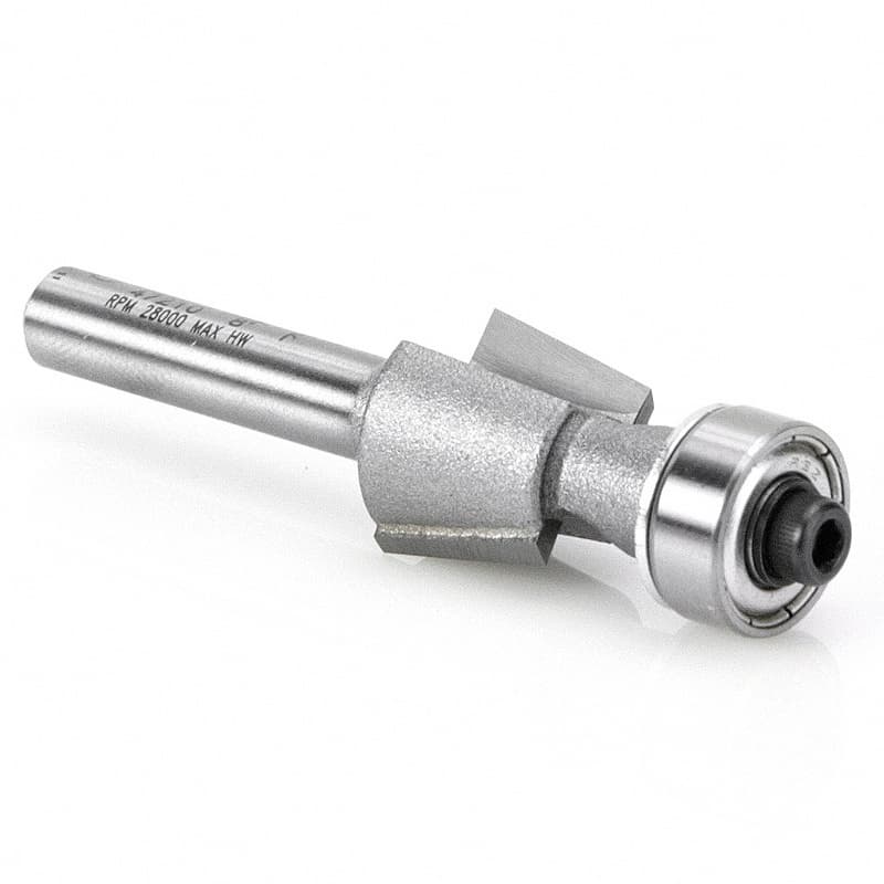 5/8" x 8° Special Bevel Trim Bit, 2-Flute, 1/4" Shank