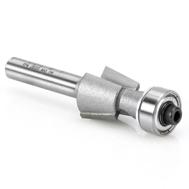 5/8" x 8° Special Bevel Trim Bit, 2-Flute, 1/4" Shank