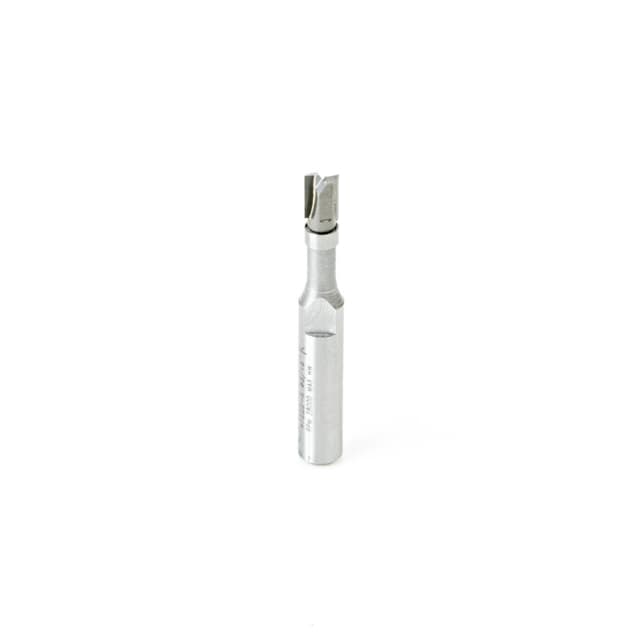 3/16" x 1-3/4" Miniature Flush Trim Plunge Template with Upper Ball Bearing, 2-Flute, 1/4" Shank