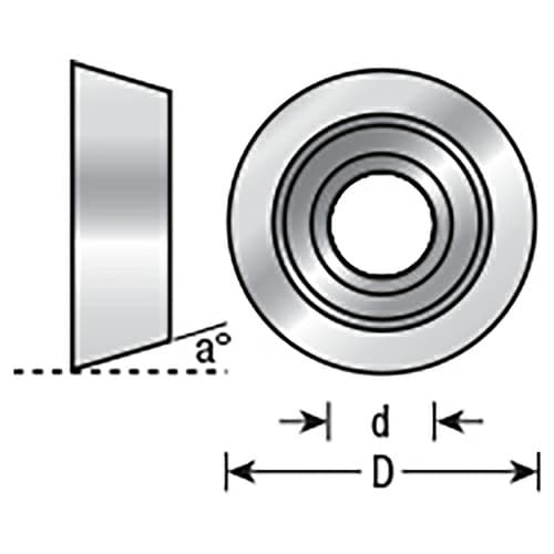 Ultra-Glide 15/16" x 1/4" x 21° Taper High Performance Ball Bearing Guide