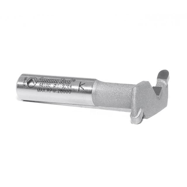 1-1/8" x 2" Amerock Hinge Bit, 2-Flute, 3/8" Shank