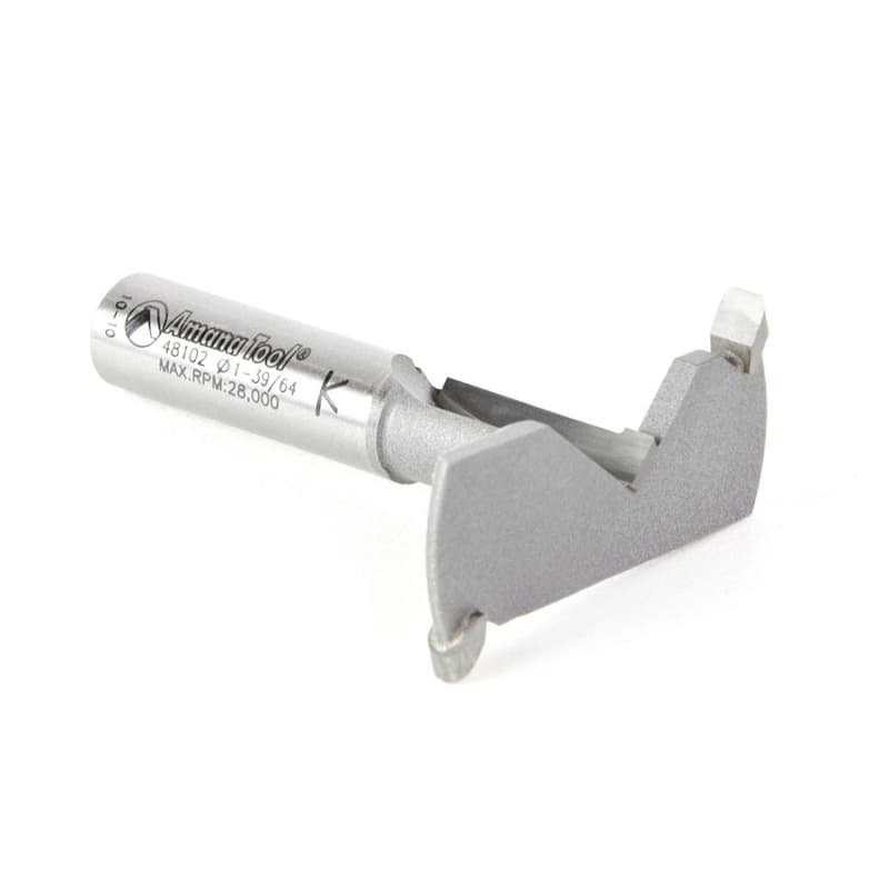 1-19/32" x 2" Amerock Hinge Bit, 2-Flute, 3/8" Shank