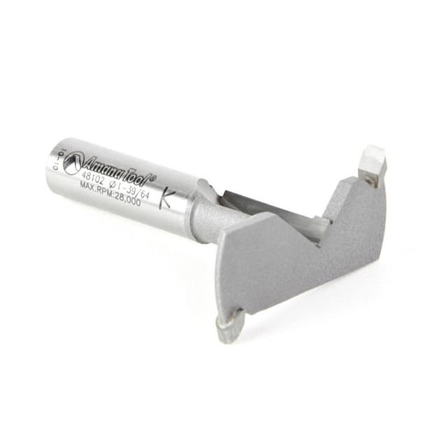 1-19/32" x 2" Amerock Hinge Bit, 2-Flute, 3/8" Shank