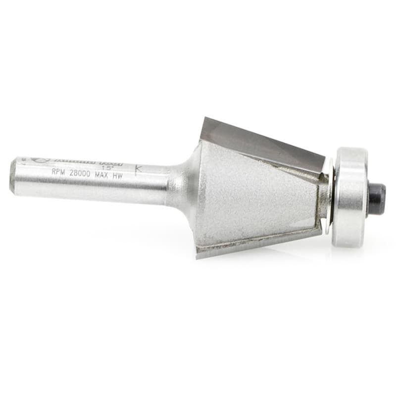 7/8" x 2-1/4" Lansen Stainless Steel Sink Edge Bit, 2-Flute, 1/4" Shank