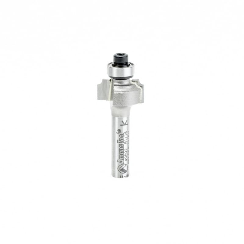 5/8" x 1-3/4" x 1/16" Radius Beading Router Bit, 2-Flute, 1/4" Shank