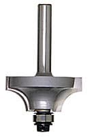 1-1/8" x 2" Wainscot Wall Panel Bead Stile Cutter Router Bit, 2-Flute, 1/4" Shank