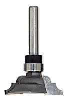 1-1/4" x 2" Classical Rail Router Bit, 2-Flute, 1/4" Shank