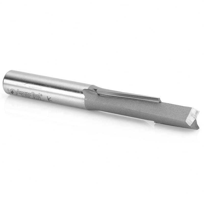 1/2" x 4-1/8" Opposite-Shear Staggertooth Bit, 2-Flute, 1/2" Shank