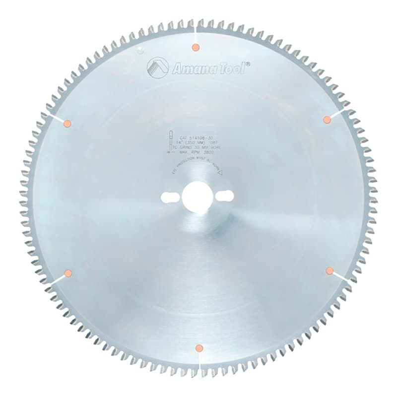14" x 108 Teeth Aluminum/Non-Ferrous Metals Saw Blade, 30mm Bore